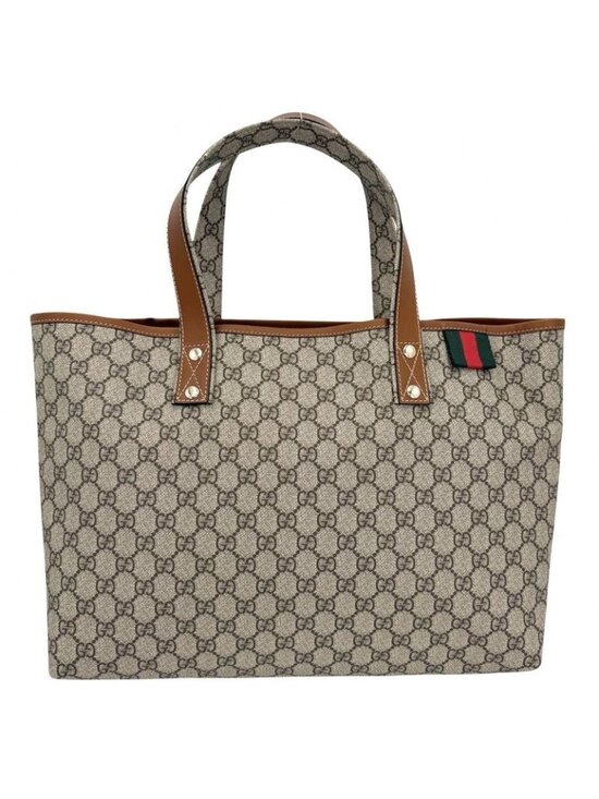 Gucci Handbags - ★SOLD★ Gucci Tote Handbag Sherry Line Shoulder A4 Compatible GG Supreme Canvas